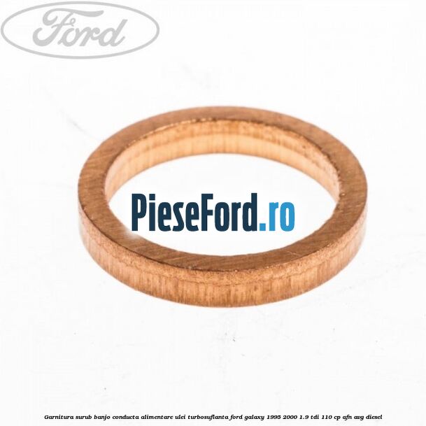 Garnitura surub banjo conducta alimentare ulei turbosuflanta Ford Galaxy 1995-2000 1.9 TDI 110 cp AFN, AVG diesel