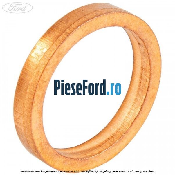Garnitura surub banjo conducta alimentare ulei turbosuflanta Ford Galaxy 2000-2006 1.9 TDI 130 cp Garnitura surub banjo conducta alimentare ulei turbosuflanta Ford Galaxy 2000-2006 1.9 TDI 130 cp ASZ diesel