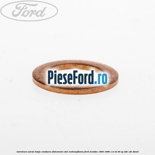 Garnitura surub banjo conducta alimentare ulei turbosuflanta Ford Mondeo 1993-1996 1.8 TD 90 cp RFM, RFN diesel