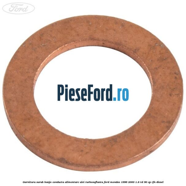 Garnitura surub banjo conducta alimentare ulei turbosuflanta Ford Mondeo 1996-2000 1.8 TD 90 cp RFN diesel