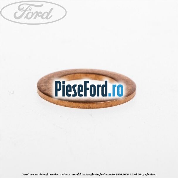 Garnitura surub banjo conducta alimentare ulei turbosuflanta Ford Mondeo 1996-2000 1.8 TD 90 cp RFN diesel