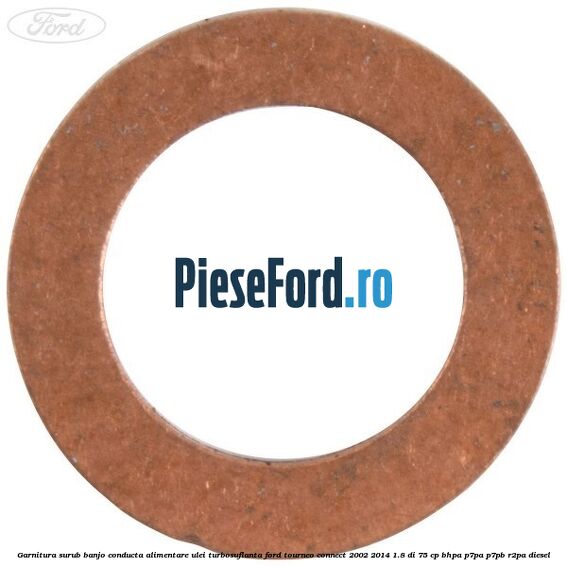 Garnitura surub banjo conducta alimentare ulei turbosuflanta Ford Tourneo Connect 2002-2014 1.8 Di 75 cp BHPA, P7PA, P7PB, R2PA diesel
