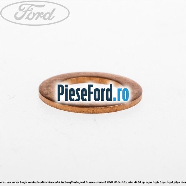 Garnitura surub banjo conducta alimentare ulei turbosuflanta Ford Tourneo Connect 2002-2014 1.8 Turbo Di 90 cp HCPA, HCPB, HCPC, HCPD, P9PA diesel