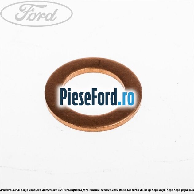Garnitura surub banjo conducta alimentare ulei turbosuflanta Ford Tourneo Connect 2002-2014 1.8 Turbo Di 90 cp HCPA, HCPB, HCPC, HCPD, P9PA diesel