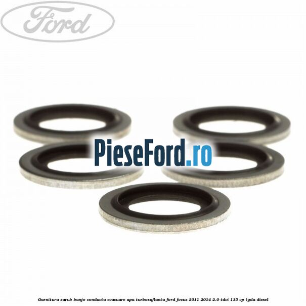 Garnitura surub banjo conducta evacuare apa turbosuflanta Ford Focus 2011-2014 2.0 TDCi 115 cp TYDA diesel