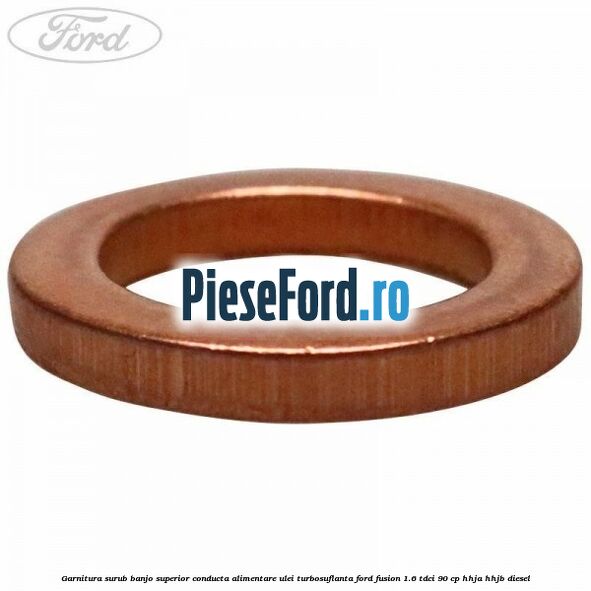 Garnitura surub banjo superior conducta alimentare ulei turbosuflanta Ford Fusion 1.6 TDCi 90 cp HHJA, HHJB diesel