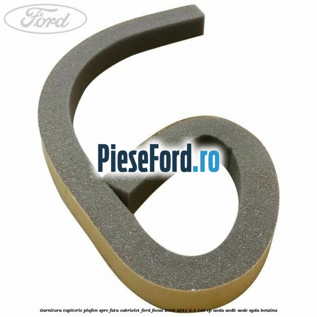 Garnitura tapiterie plafon spre fata cabriolet Ford Focus 2008-2011 2.0 145 cp AODA, AODB, AODE, SYDA benzina
