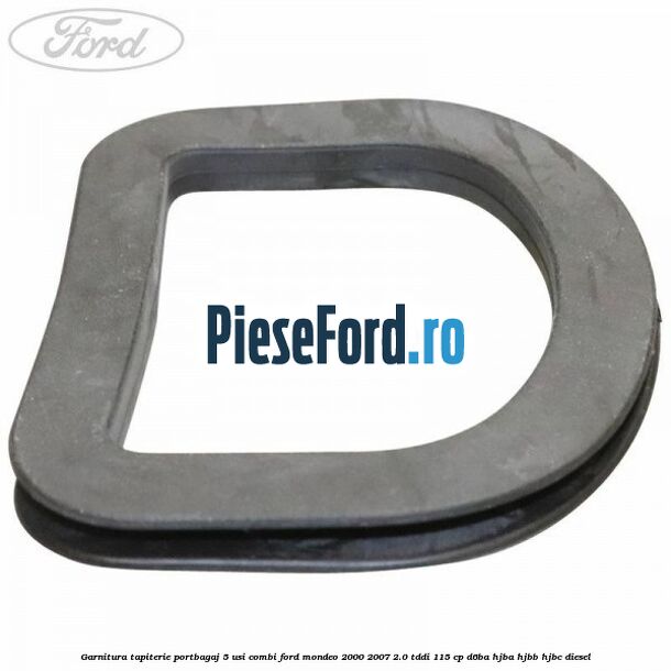 Garnitura tapiterie portbagaj 5 usi combi Ford Mondeo 2000-2007 2.0 TDDI 115 cp D6BA, HJBA, HJBB, HJBC diesel