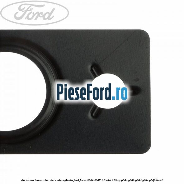 Garnitura teava retur ulei turbosuflanta Ford Focus 2004-2007 1.6 TDCi 109 cp G8DA, G8DB, G8DD, G8DE, G8DF diesel