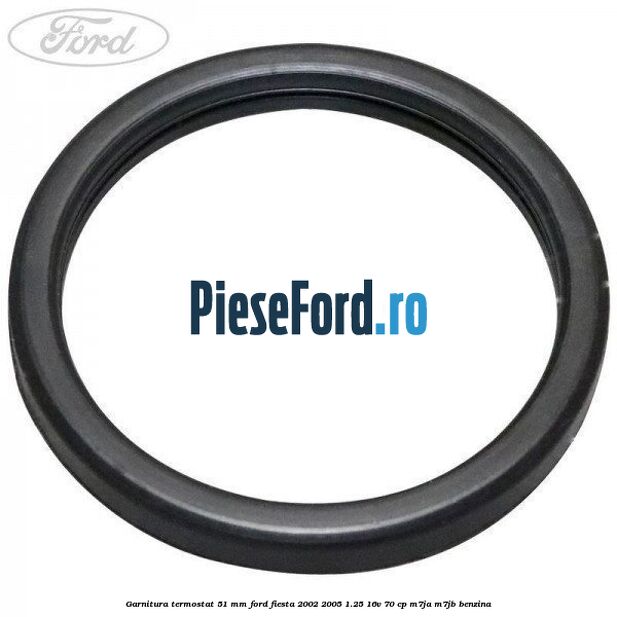 Garnitura, termostat 51 mm Ford Fiesta 2002-2005 1.25 16V 70 cp M7JA, M7JB benzina