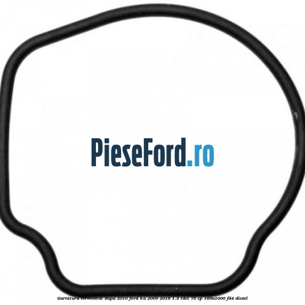 Garnitura termostat dupa 2010 Ford Ka 2009-2016 1.3 TDCi 75 cp 169A1000, FD4 diesel