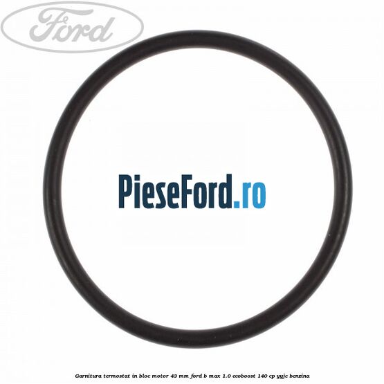 Garnitura termostat in bloc motor 43 MM Ford B-Max 1.0 EcoBoost 140 cp YYJC benzina