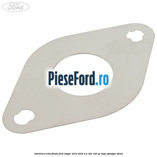 Garnitura toba finala Ford Ranger 2012-2015 2.2 TDCi 125 cp ENQW, GBVAJQW diesel