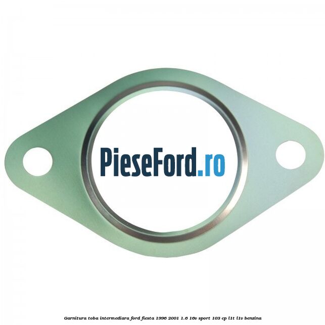 Garnitura toba intermediara Ford Fiesta 1996-2001 1.6 16V Sport 103 cp L1T, L1V benzina