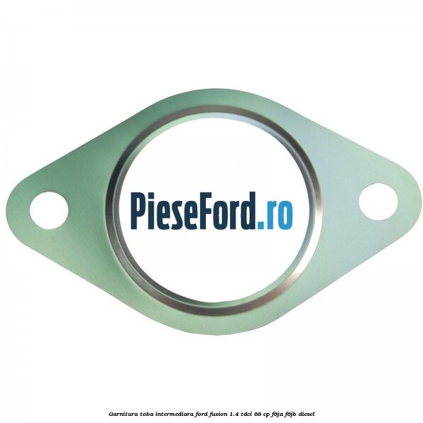 Garnitura toba intermediara Ford Fusion 1.4 TDCi 68 cp Garnitura toba intermediara Ford Fusion 1.4 TDCi 68 cp F6JA, F6JB diesel