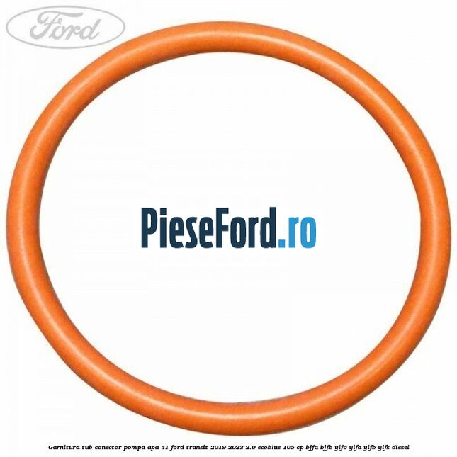 Garnitura tub conector pompa apa 41 Ford Transit 2019-2023 2.0 EcoBlue 105 cp BJFA, BJFB, YLF6, YLFA, YLFB, YLFS diesel