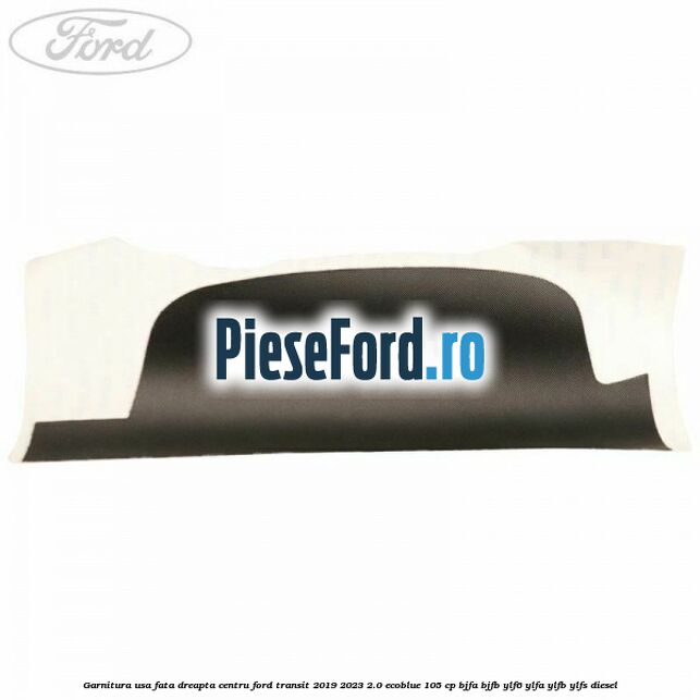 Garnitura usa fata dreapta centru Ford Transit 2019-2023 2.0 EcoBlue 105 cp BJFA, BJFB, YLF6, YLFA, YLFB, YLFS diesel