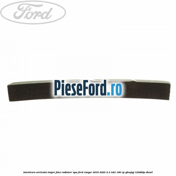 Garnitura verticala inspre fata radiator apa Ford Ranger 2016-2020 2.2 TDCi 160 cp GBVAJQJ, T22DD0P diesel