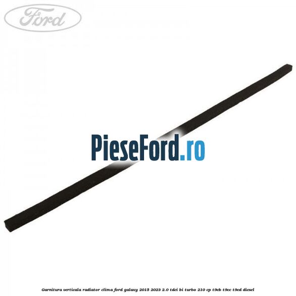 Garnitura verticala radiator clima Ford Galaxy 2015-2023 2.0 TDCi BI-Turbo 210 cp T9CB, T9CC, T9CD diesel