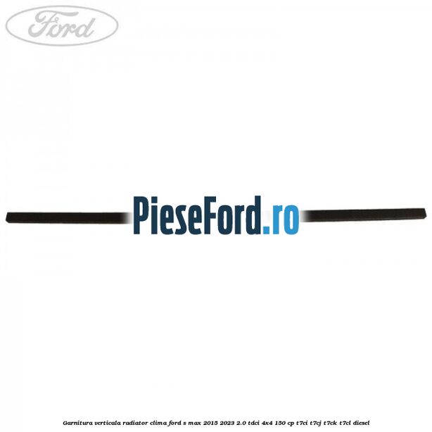 Garnitura verticala radiator clima Ford S-Max 2015-2023 2.0 TDCi 4x4 150 cp T7CI, T7CJ, T7CK, T7CL diesel