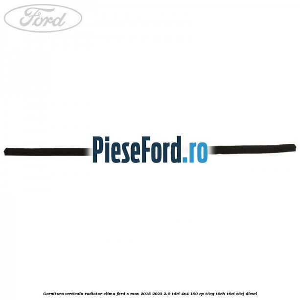 Garnitura verticala radiator clima Ford S-Max 2015-2023 2.0 TDCi 4x4 180 cp T8CG, T8CH, T8CI, T8CJ diesel