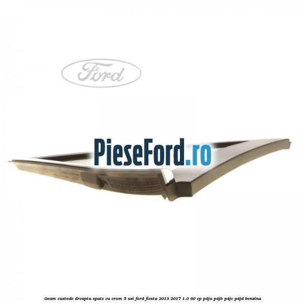 Geam custode dreapta spate cu crom 5 usi Ford Fiesta 2013-2017 1.0 80 cp Geam custode dreapta spate cu crom 5 usi Ford Fiesta 2013-2017 1.0 80 cp P4JA, P4JB, P4JC, P4JD benzina