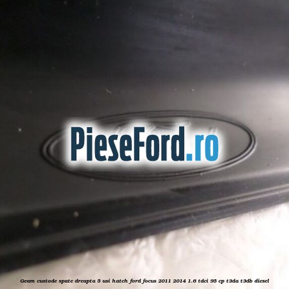 Geam custode spate dreapta, 5 usi Hatch Ford Focus 2011-2014 1.6 TDCi 95 cp T3DA, T3DB diesel