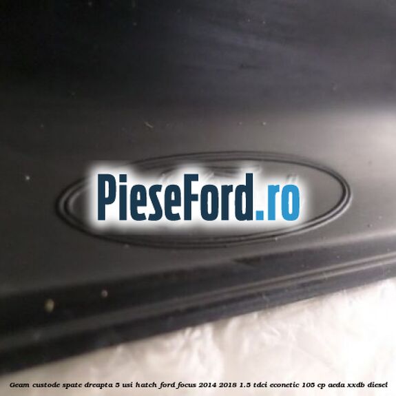 Geam custode spate dreapta, 5 usi Hatch Ford Focus 2014-2018 1.5 TDCi ECOnetic 105 cp AEDA, XXDB diesel