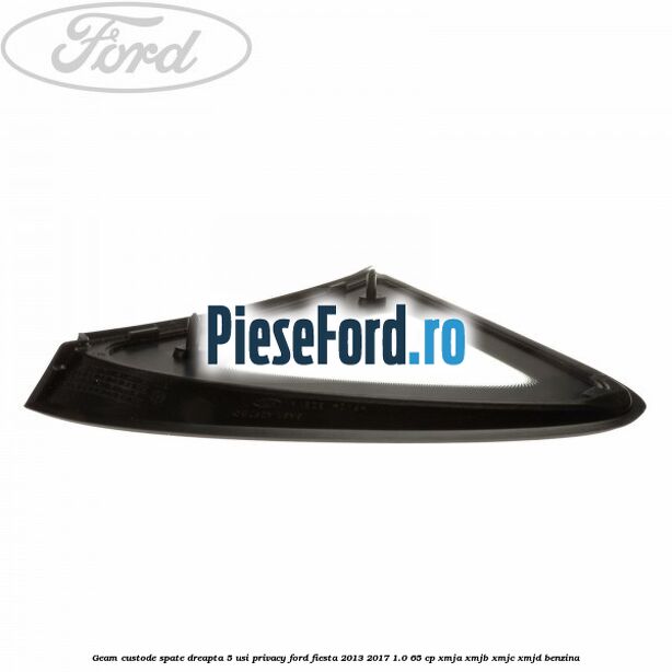 Geam custode spate dreapta 5 usi privacy Ford Fiesta 2013-2017 1.0 65 cp XMJA, XMJB, XMJC, XMJD benzina