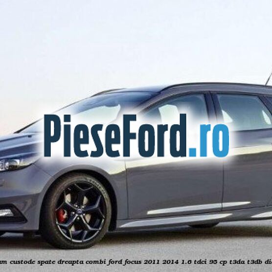 Geam custode spate dreapta, combi Ford Focus 2011-2014 1.6 TDCi 95 cp T3DA, T3DB diesel