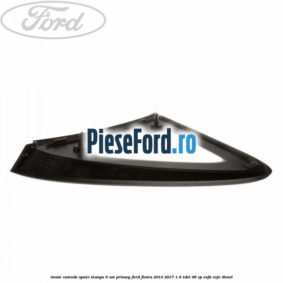 Geam custode spate stanga 5 usi privacy Ford Fiesta 2013-2017 1.5 TDCi 95 cp XVJB, XVJC diesel