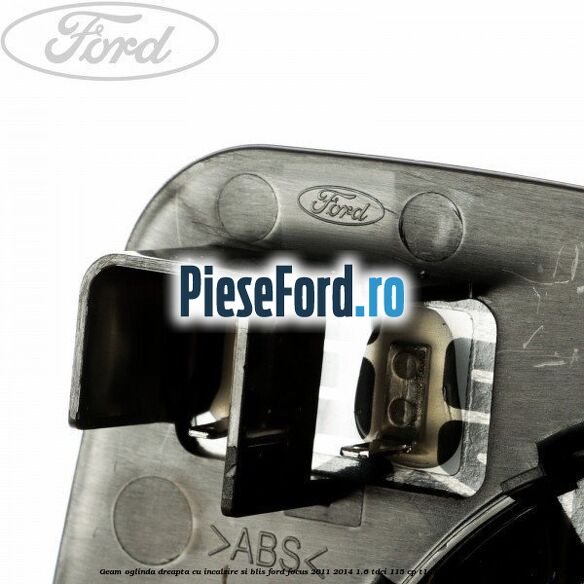 Geam oglinda dreapta cu incalzire si BLIS Ford Focus 2011-2014 1.6 TDCi 115 cp T1DA, T1DB diesel