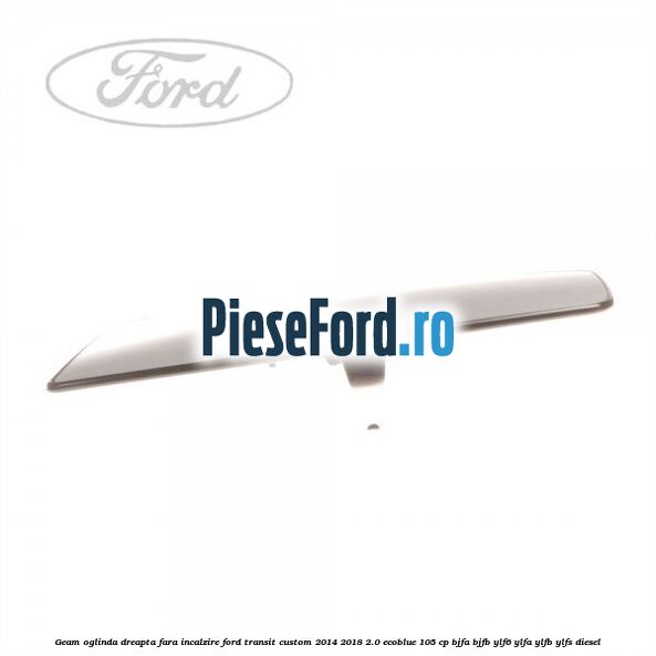 Geam oglinda dreapta fara incalzire Ford Transit Custom 2014-2018 2.0 EcoBlue 105 cp Geam oglinda dreapta fara incalzire Ford Transit Custom 2014-2018 2.0 EcoBlue 105 cp BJFA, BJFB, YLF6, YLFA, YLFB, YLFS diesel