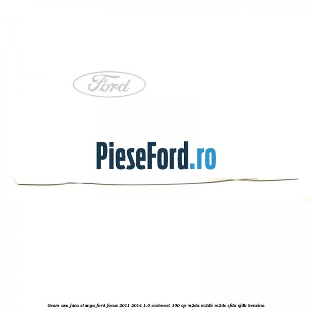 Geam usa fata stanga Ford Focus 2011-2014 1.0 EcoBoost 100 cp M2DA, M2DB, M2DC, SFDA, SFDB benzina