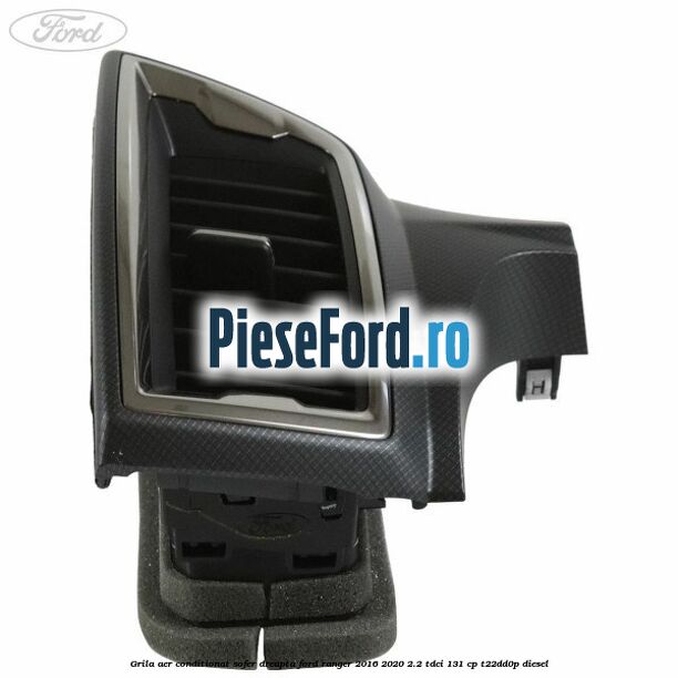 Grila aer conditionat sofer dreapta Ford Ranger 2016-2020 2.2 TDCi 131 cp T22DD0P diesel