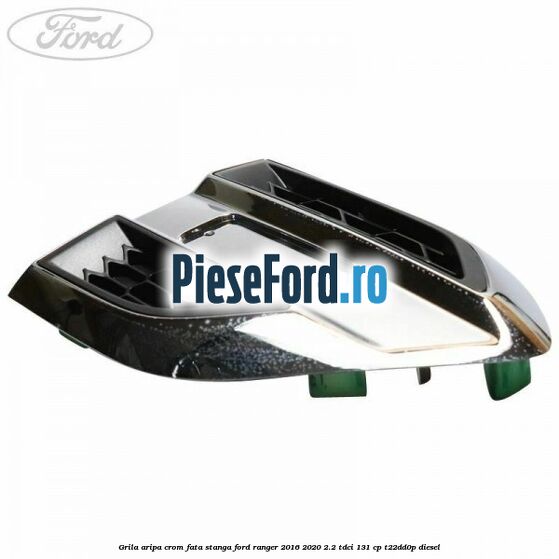 Grila aripa crom fata stanga Ford Ranger 2016-2020 2.2 TDCi 131 cp T22DD0P diesel