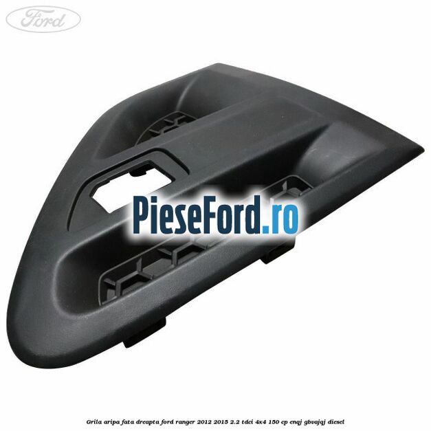 Grila aripa fata dreapta Ford Ranger 2012-2015 2.2 TDCi 4x4 150 cp ENQJ, GBVAJQJ diesel