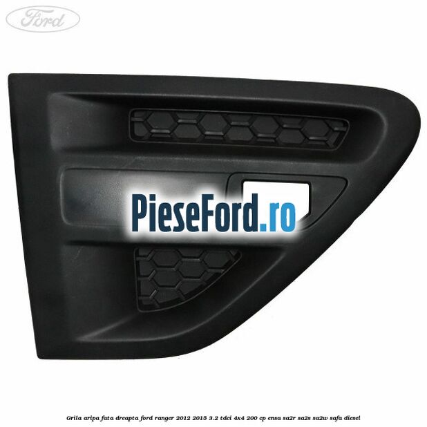 Grila aripa fata dreapta Ford Ranger 2012-2015 3.2 TDCi 4x4 200 cp Grila aripa fata dreapta Ford Ranger 2012-2015 3.2 TDCi 4x4 200 cp ENSA, SA2R, SA2S, SA2W, SAFA diesel