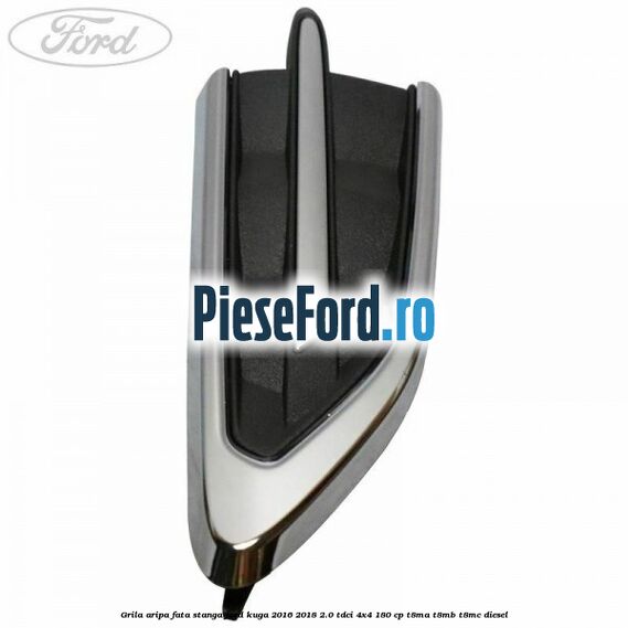 Grila aripa fata stanga Ford Kuga 2016-2018 2.0 TDCi 4x4 180 cp T8MA, T8MB, T8MC diesel