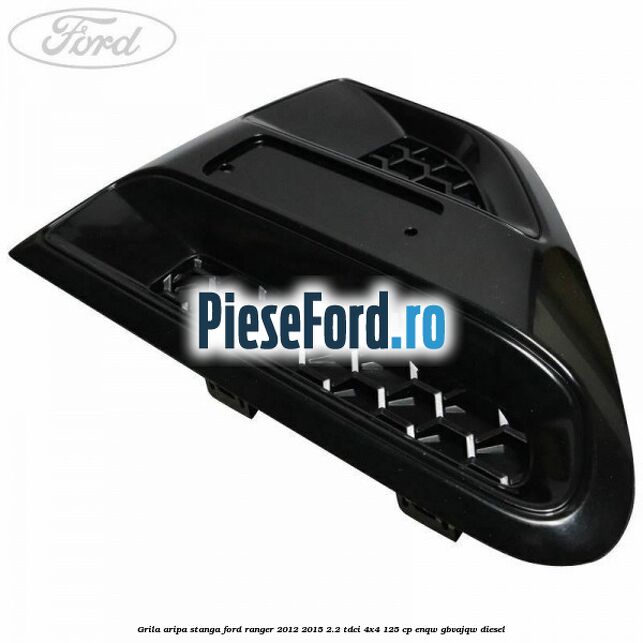 Grila aripa stanga Ford Ranger 2012-2015 2.2 TDCi 4x4 125 cp ENQW, GBVAJQW diesel