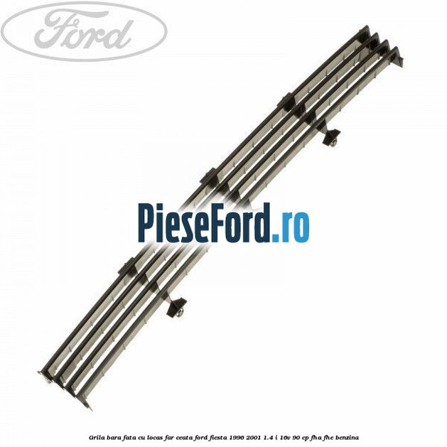 Grila bara fata cu locas far ceata Ford Fiesta 1996-2001 1.4 i 16V 90 cp FHA, FHE benzina