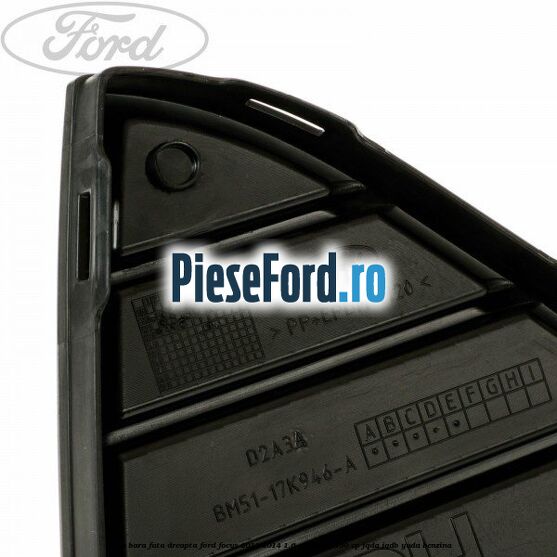 Grila bara fata dreapta Ford Focus 2011-2014 1.6 EcoBoost 150 cp JQDA, JQDB, YUDA benzina