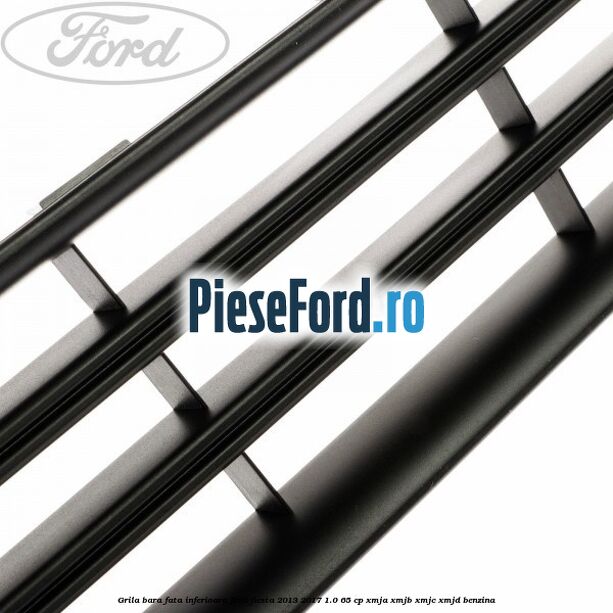 Grila bara fata inferioara Ford Fiesta 2013-2017 1.0 65 cp XMJA, XMJB, XMJC, XMJD benzina