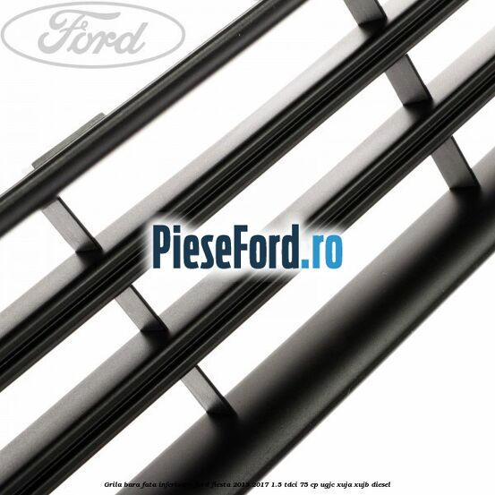 Grila bara fata inferioara Ford Fiesta 2013-2017 1.5 TDCi 75 cp UGJC, XUJA, XUJB diesel