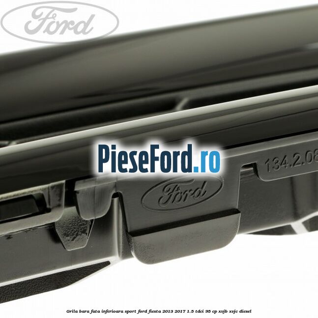 Grila bara fata inferioara sport Ford Fiesta 2013-2017 1.5 TDCi 95 cp XVJB, XVJC diesel