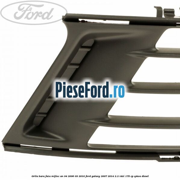 Grila bara fata mijloc an 04/2006-03/2010 Ford Galaxy 2007-2014 2.2 TDCi 175 cp Q4WA diesel