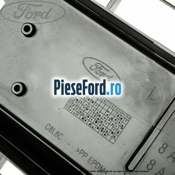 Grila bara fata mijloc fara locas cromat Ford Fiesta 2008-2012 1.25 82 cp SNJA, SNJB, SNJC, SNJD benzina