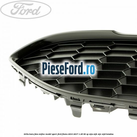 Grila bara fata mijloc model sport Ford Fiesta 2013-2017 1.25 60 cp Grila bara fata mijloc model sport Ford Fiesta 2013-2017 1.25 60 cp STJA, STJB, STJC, STJD benzina