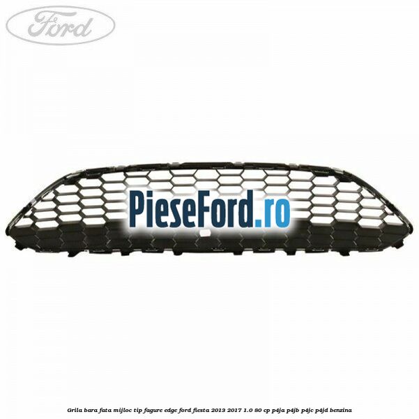 Grila bara fata mijloc tip fagure EDGE Ford Fiesta 2013-2017 1.0 80 cp P4JA, P4JB, P4JC, P4JD benzina