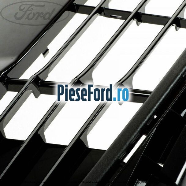 Grila bara fata negru lucios an 03/2010-04/2015 Ford S-Max 2007-2014 1.6 EcoBoost 160 cp JTWA, JTWB benzina